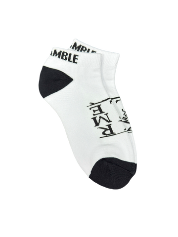 SK Low Socks White
